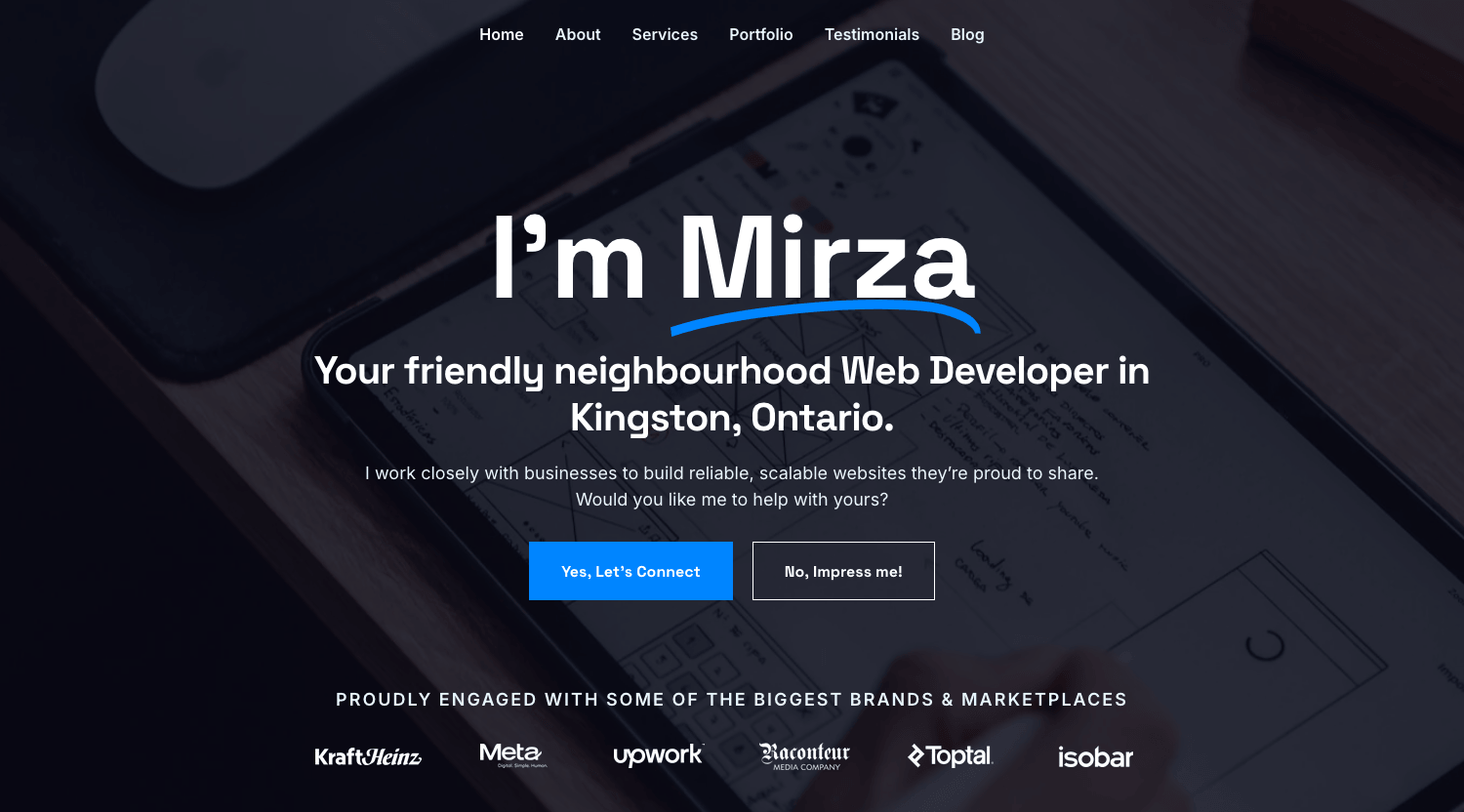 Mirza Md Hasan - Web Developer Kingston, Ontario | AI, WordPress ...